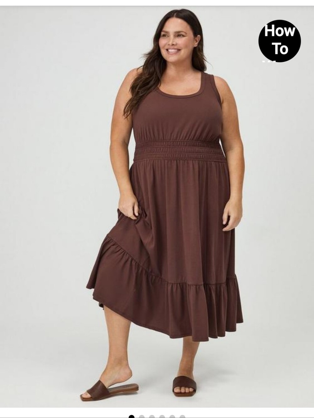 Torrid Midi Dress Brown